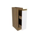 Ver imagem 4 de Nicho Porta Condimentos Celeste Kappesberg 100% Mdf Nogueira/branco 20cm