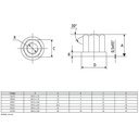 Ver imagem 3 de Porca com Colar - M16 X 2,00 - 38mm