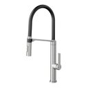 Ver imagem 1 de Torneira Misturador Monocomando Docol Doc 90006957134 de Bancada Inox Escovado / Preta