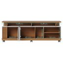 Ver imagem 5 de Rack Bancada para Tv até 75 Polegadas com Rodízios Freijo-off White Matte Freijo-off White Matte