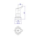 Ver imagem 3 de Acabamento Registro Gaveta 1/2" 3/4" e 1" Gama Cromado Deca