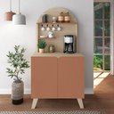 Ver imagem 1 de Balcão Buffet Cantinho do Café Bali Naturale/terracota - Pnr Móveis