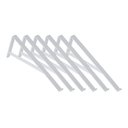 Ver imagem 2 de Kit 6 Peças Suporte Mão Francesa para Vidros 20cm - Branca