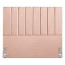 Ver imagem 2 de Cabeceira e Recamier Bau Casal 140 Cm Dalia Linho Rose Artte Rose