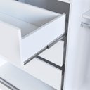 Ver mais imagens de Guarda-Roupa 2 Portas de Correr 3 Gavetas Domus Branco