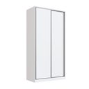 Ver imagem 2 de Guarda-Roupa 2 Portas de Correr 3 Gavetas Domus Branco