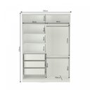 Ver imagem 5 de Guarda-Roupa Solteiro 2 Portas 3 Gavetas Rc2005