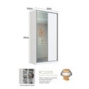 Ver imagem 3 de Guarda-Roupa Infantil 2 Portas de Correr 1 com Espelho 3 Gavetas Domus Branco