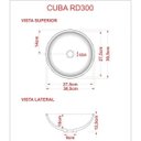 Ver imagem 3 de Cuba de Apoio para Banheiro R30w Redonda Compace