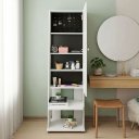 Ver imagem 6 de Penteadeira Espelho de Chão com 1 Porta e Porta-Joias 49cm Multimóveis CR35551 Branco