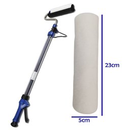 Rolo de Tinta para Rolo de Pintura com Reservatorio Kit 2 Uni sem Suporte Pinta Parede Teto Deck Obr - 3