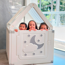 Ver imagem 7 de Casinha de Brinquedo Infantil com Cercadinho e Cabana Creme