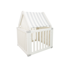 Ver imagem 4 de Casinha de Brinquedo Infantil com Cercadinho e Cabana Creme