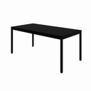 Ver imagem 2 de Mesa Cozinha e Refeitório 180cm x 90cm Pés Metal com 6 Cadeiras Siena Pés Madeira Casa Lar Cor: