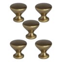 Ver imagem 1 de Kit 5 Puxadores Cup Gold Escovado+ Parafusos