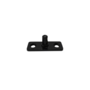 1201 S - Pivô superior para porta pivotante de vidro temperado blindex - Preto