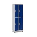 Ver imagem 1 de Armário Industrial 4 Portas Grandes em Aço:azul Del Rey