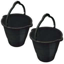 Kit 2 Baldes para Limpeza Bico Duplo Plástico 10 Litros - 1