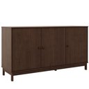 Ver imagem 7 de Aparador Buffet para Sala de Jantar 3 Portas 160cm Madeira Maciça Ethos F06 Café - Lyam Decor