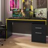 Mesa para Computador Gamer DRX-4000 Preto/Amarelo - Bela Móveis - 2