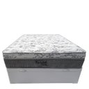 Ver imagem 1 de Cama Base Box com Baú Casal + Colchão de Molas Ensacadas (pocket) Palermo Light Casal:branco