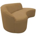 Ver imagem 6 de Sofá Curvo 3 Lugares 180cm Eron Braço Direito Bouclé Camel - Nexta Casa