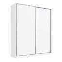 Ver imagem 2 de Guarda-Roupa Casal 2 Portas de Correr 3 Gavetas Nexo Branco