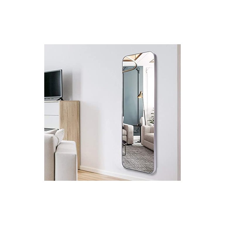 Espelho Grande Retangular Corpo Inteiro com Moldura em Metal 150 X 60 Cm