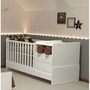 Ver imagem 1 de Berço Multifuncional Selena Branco Brilho - Carolina Baby