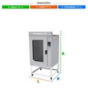 Ver imagem 2 de Forno Turbo Gás 10 Esteiras Prp-10000st Bivolt G2 Total Inox - Progás