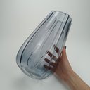 Ver imagem 4 de Vaso Decorativo Enfeite Casa Planta Home&Co Vidro 28x15x15cm Marrom