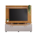 Ver imagem 1 de Estante Home para Tv até 65 Polegadas Conceito Jcm Móveis Cinamomo/off