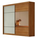 Ver imagem 1 de Guarda Roupa Casal Belmonte 2 Portas 6 Gavetas com Espelho Cinamomo Fendi - Novo Horizonte