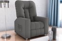 Ver imagem 1 de Poltrona Reclinável Mx5 Pallas Suede Cinza B250 – Matrix