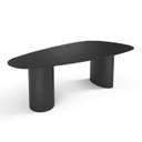 Ver imagem 5 de Mesa de Jantar Orgânica Breeze 2,20 X 1,20m 8 Lugares Lâmina Natural de Madeira Preto