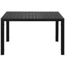 Ver imagem 3 de Mesa Retangular Área Externa Grumari Rivatti 140 Cm (largura) Tampo Polywood Preto Base em Aluminio