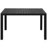 Mesa Retangular Área Externa Grumari Rivatti 140 Cm (largura) Tampo Polywood Preto Base em Aluminio - 3