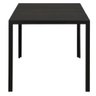 Mesa Retangular Área Externa Grumari Rivatti 140 Cm (largura) Tampo Polywood Preto Base em Aluminio - 2