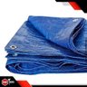 Lona Encerado Impermeável Azul 5x4m 100 Micras Multiuso AJAX - 2