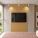 Ver imagem 1 de Painel Ripado para TV - 2700x1800x25 mm - Castanho