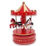 Carrossel musical enfeite natalino 17,5 x 10cm em madeira - 3