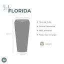 Ver imagem 6 de Vaso Fibra de Vidro Florida m 80cm Decorativo Preto Brilho