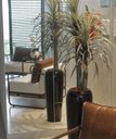 Ver imagem 5 de Vaso Fibra de Vidro Florida m 80cm Decorativo Preto Brilho