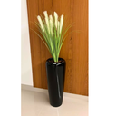 Ver imagem 2 de Vaso Fibra de Vidro Florida m 80cm Decorativo Preto Brilho