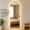 Espelho Arcos  Lopazzi 110x50cm com LED Touch – Moderno e Decorativo para Quarto, Sala e Banheiro - 8