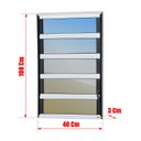 Ver imagem 4 de Basculante Alumínio 100 x 40 Elite V.Refl.Mix Preto Brimak