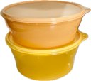 Ver imagem 1 de Tupperware Kit 2 Peças Tigelas Class Amarela e Laranja 1,9l e 1,4l Kit 2 Peças Tigelas Class Amarela
