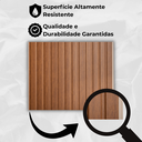 Ver imagem 3 de Kit 5 Painel Ripado Slim Pvc Premium 20x3m Revestimento