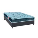 Ver imagem 1 de Cama Box Casal: Colchão Espuma D45 Orthoflex Comfortpedic + Base Crc Courano Gray (138x188)