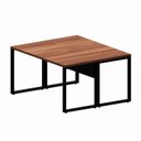 Ver imagem 4 de Mesa Escritório Plataforma Trabalho 2 Lugares 140 cm X 120cm 100% MDF Executive
